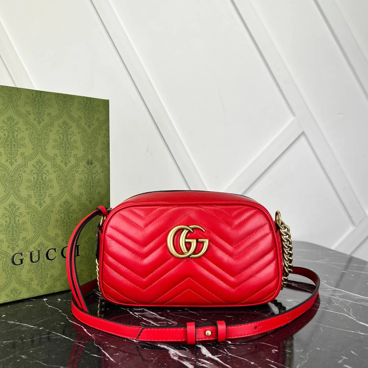 Marmont Bag - Red的图片