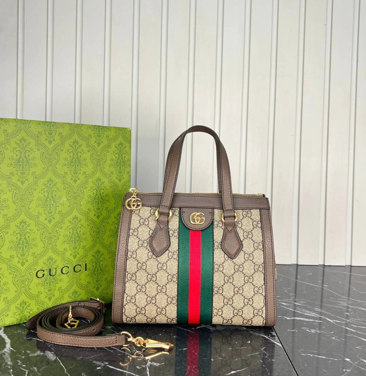Ophidia GG Small Tote Bag的图片