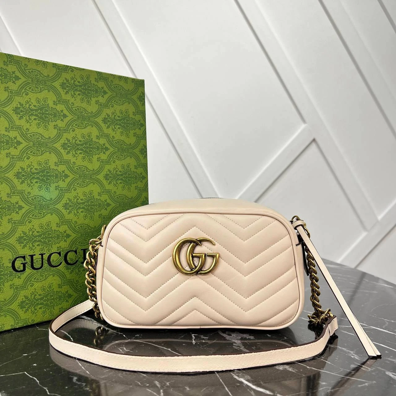 Marmont Bag - Beige的图片