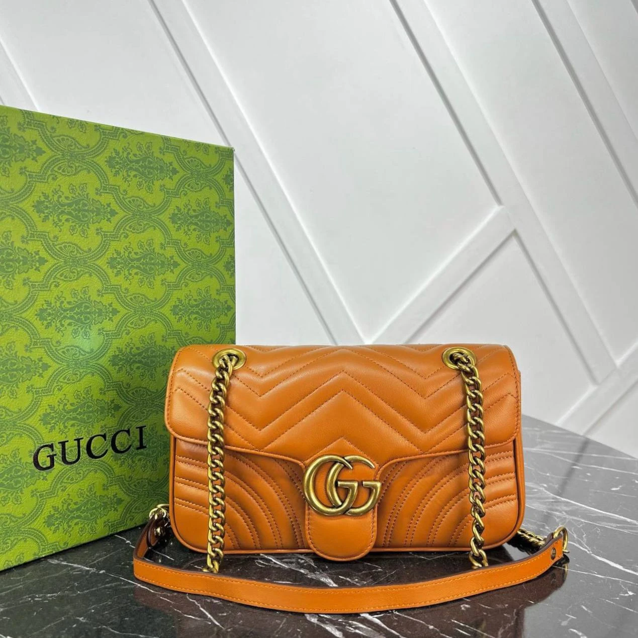 Marmont Bag - Brown的图片