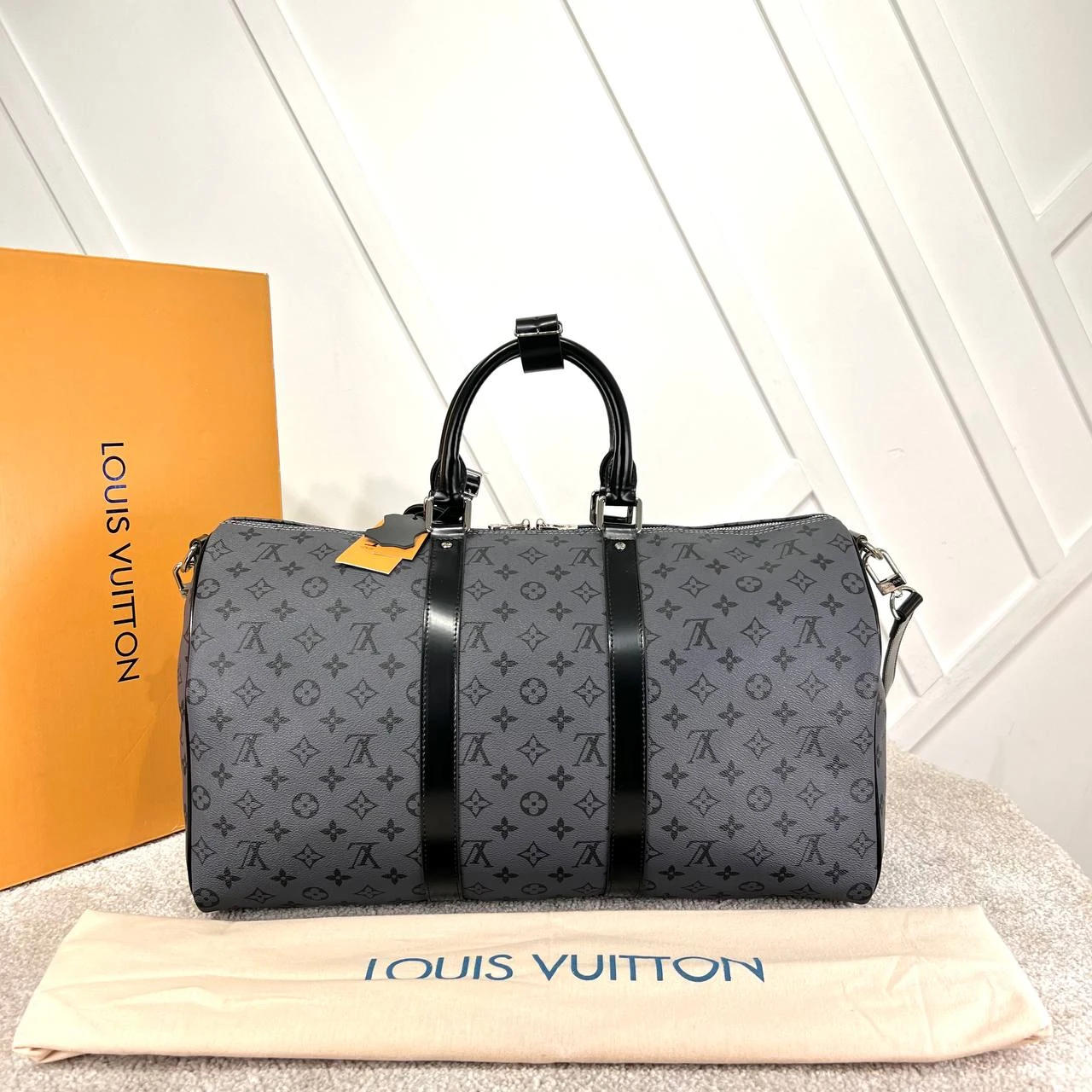 Unisex Keepall Bandouliere Travel Bag  - Gray的图片