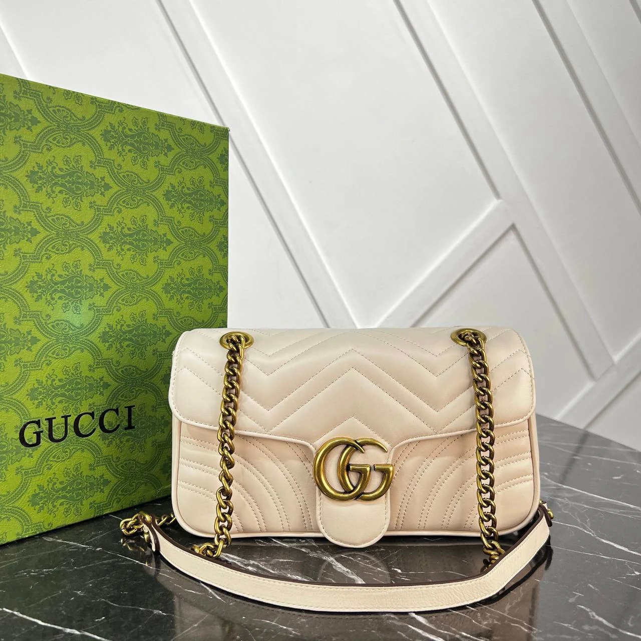 Marmont Bag - Cream的图片