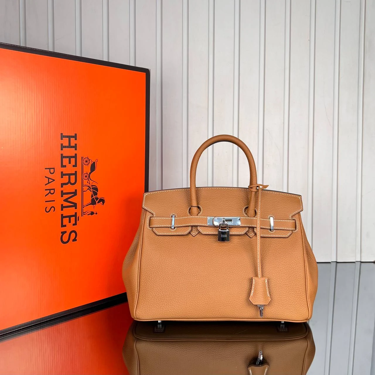 Birkin Bag 30  - Brown的图片