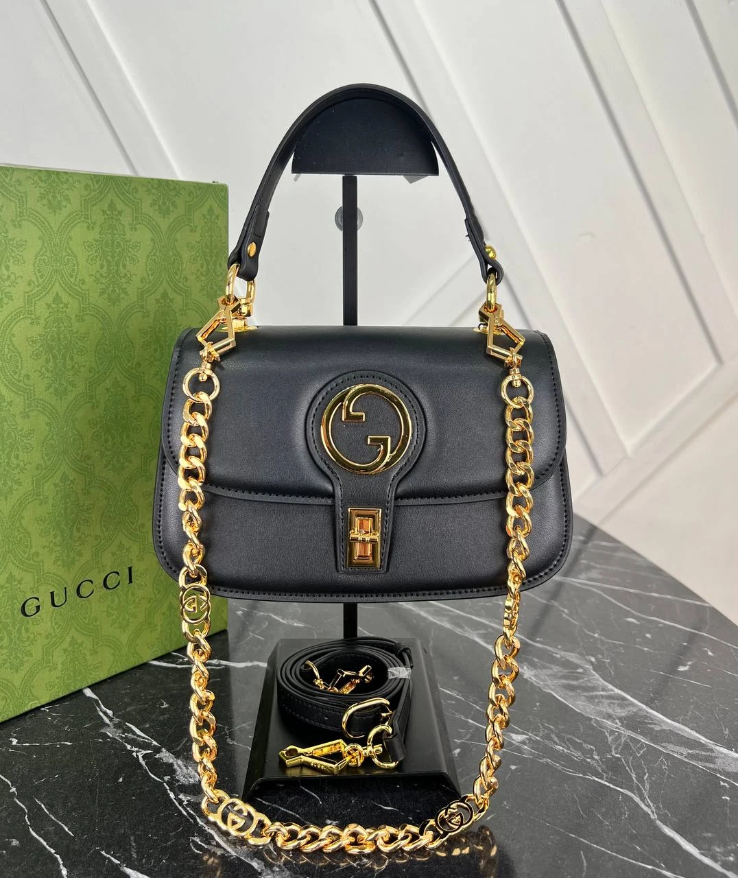 Blondie Top Handle Bag - Black的图片